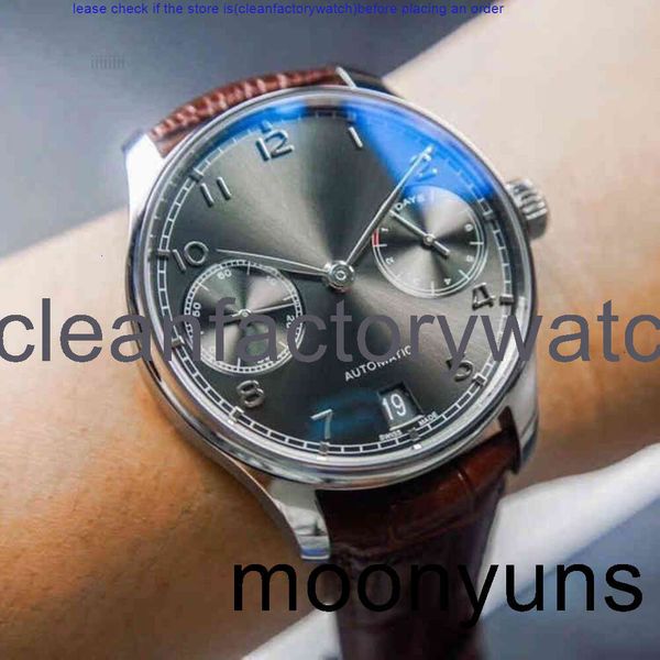 Medidor adequado IWCity Luxury Mechanical Watch 41.5mm Portugal Sete para a prova d'água Bertofino Men's Pilot Mark Women Swiss es Brand Wristwatch 1p 3tmj 5e2o