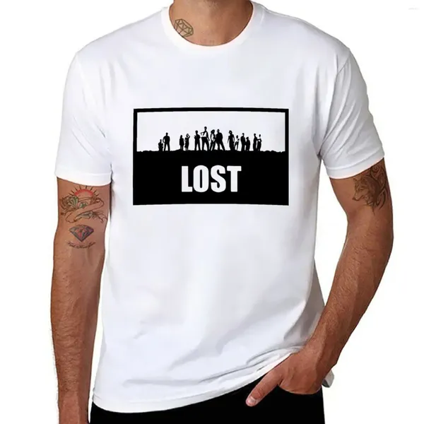 Herren Polos Lost TV Show T-Shirt Sports Fans schnell trocknende Grafiken übergroße T-Shirts für Männer