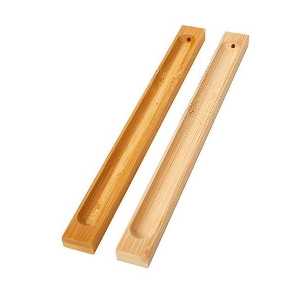 Lampade di fragranze Linea Bamboo Incenso Porta del bruciatore Stick Sandalo a bobina Base Decorazione per la casa Droping Delivery Delivery Decor Garden Fragrance Ot1EQ