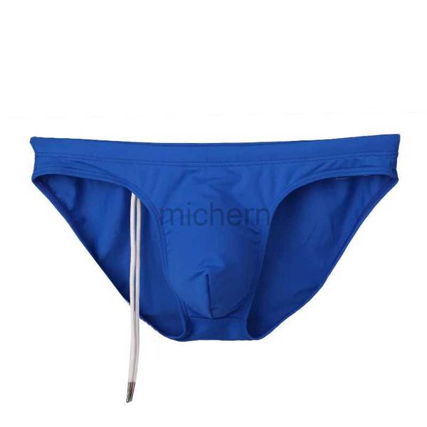 Männer Badebekleidung mutige Person Herren Nylon Festketten Design Strandwege Bikini Männer Low Rise Hot Springs Slips Badebekleidung D240424