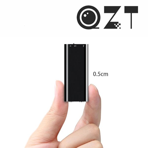 Gravador QZT Voice Recorder Mini Mp3 player pequeno Gravador de som de áudio digital