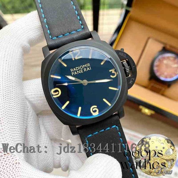 Relógios de luxo para homens mecânicos wristwatch panera clássico de três mãos design gentleman estilo boutique masculino jf3l designer