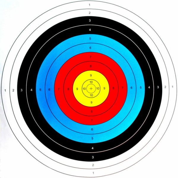 Freccia 10pcs900pcs tiro tirovino della carta target 40x40cm per arco freccia esercitarsi a tiro addestramento adesivi di mira per esterni