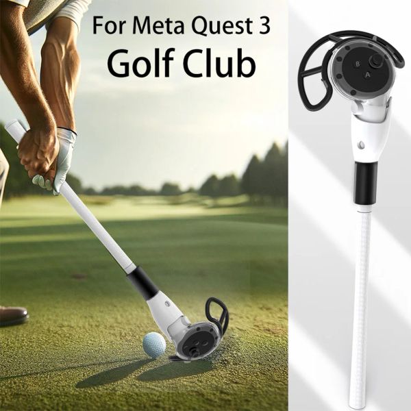 Glasses VR Golf Club Manage Attaccamento Grip Attaccamento per Oculus Quest 3 Controller Extension Games Accessori Adattatore Golf Swing Golf