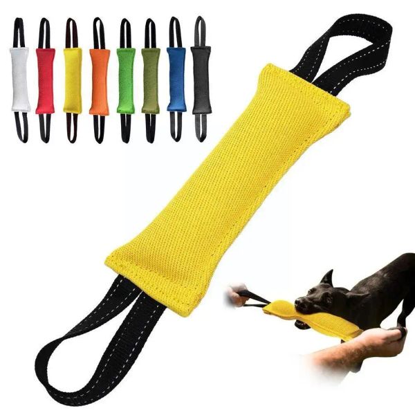 Kragen langlebige Hundetraining Schlepper Spielzeughund Bite Stick Kissen mit interaktivem Seil spielen große Hund Spielzeug Griff Spielzeug Welpe Training Che N4g0