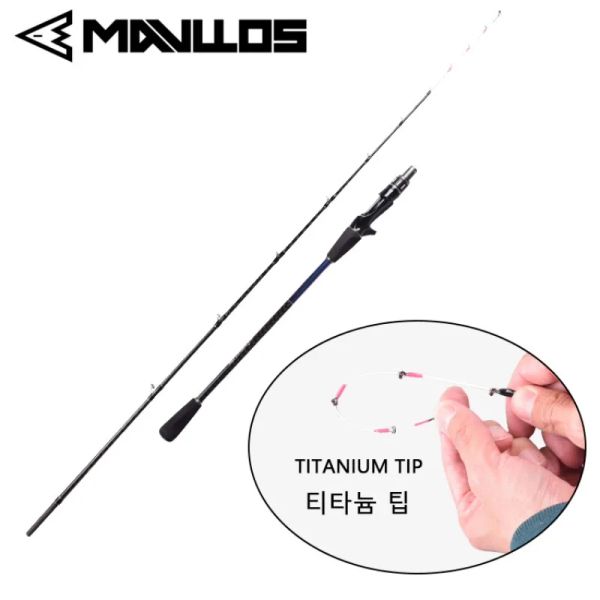 Accessori Mavllos Thorn Octopus Fishing canna con punta in titanio 60120G 40t Toray Carbon Fishing Ultralight Pheppsfish Casting Basting Rod