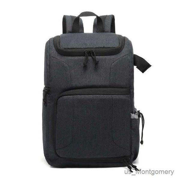 Accessori per sacchetti per fotocamera Borsa per fotocamera impermeabile zaino per fotocamere per fotocamere per canone Nikon Laptop Portable Travel Trippiede Casetto Video Borsa