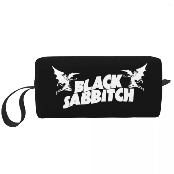 Bolsas de cosméticos Black Sabbathe Rock Makeup