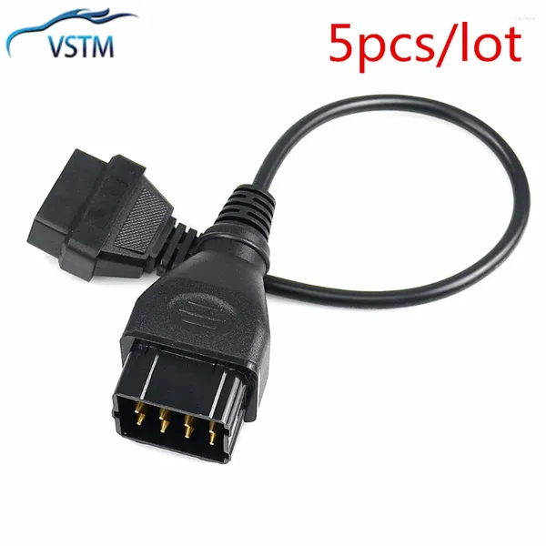 5pcs/Los OBD2 Truck Diagnosekabel für Gaz 12 Pin Frau 16 Pin Männlicher Stecker 12pin bis 16