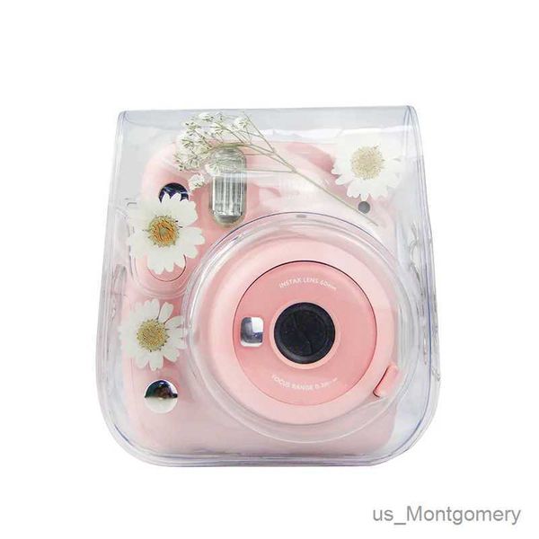 Kamera -Bag -Zubehör für Fujifilm Instax Mini 12/11/9/8 Transparent Kamerasetasche mit Schultergurt Aufbewahrungsbeutel