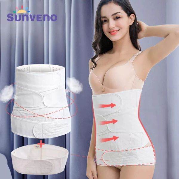 Cuscini 2in1 Cintura postpartum Recupero del corpo della pancia slim Wely Slim Waist Cinchers Trainer in vita traspirante Corset Banda della cintura di maternità