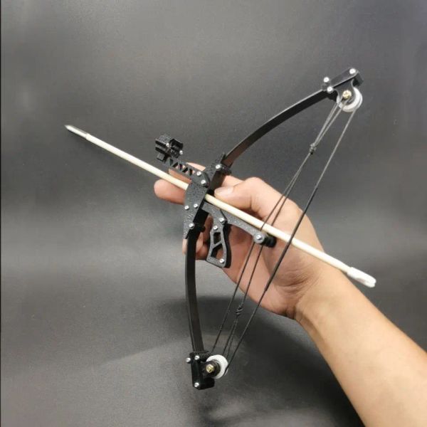Arrow ao ar livre Mini composto de composto com polia portátil destacável poderoso mira atirando alvo arco e flecha brinquedos arco e flecha