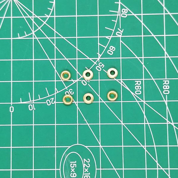 Werkzeuge 1 Set 6 PCs Messing gemacht Nietkappe für 84 mm Schweizer Armeemesser