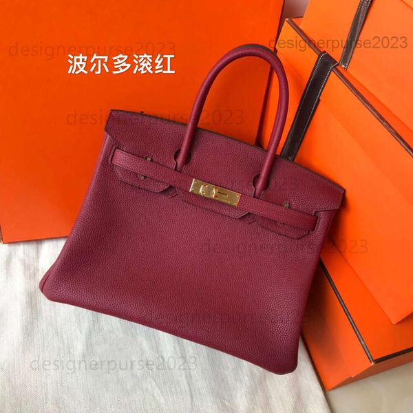 Designer Fashion Lady Birkkins 2024 Bags High Borse Women Quality Classic Real Leather Pattern Casual Pattern Casual Lady French Borse grandi borse da tote OQ5Q BTGL