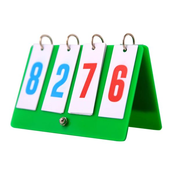 Tabelle Pvc a 4 cifre Tabellone per eventi sportivi Game board pieghevole e piastra in plastica in metallo portatile Two Colours Mini Style
