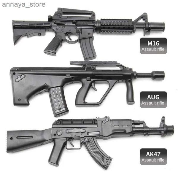 Brinquedos de armas 1 3 AK47 AUG AWM M249 M16 SY309 Barrett Scar Sy357 Barrett M24 95 Mini Cool Toy Gun Modell2404