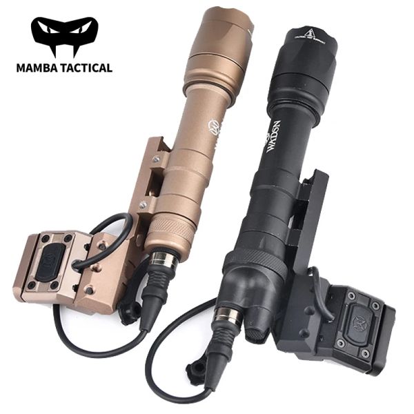 SCOPES Airsoft M600 M600C M600B SF Surefir Fenslight 600 Lümen Metal LED İzci Işık Av Silah lambası Fit 20mm Picatinny Rail