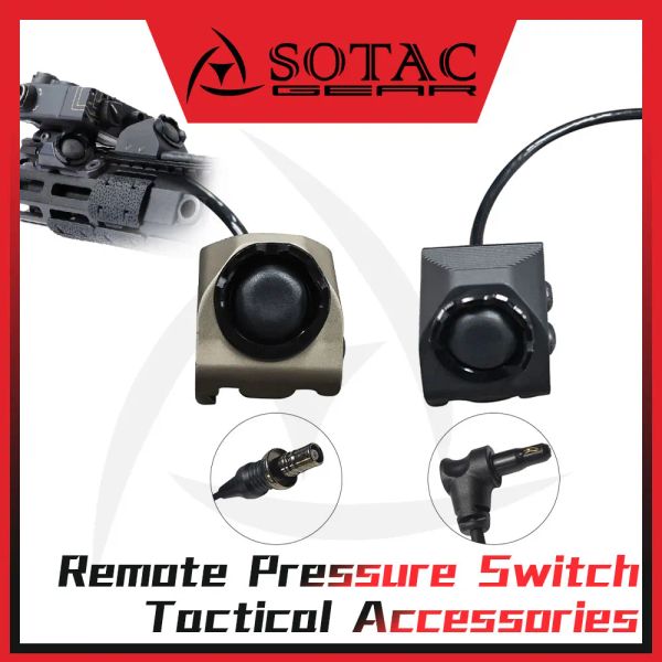Lights Sotac Tactical Hot Hot кнопка для SF M300 M600 Фонарик Удаленный выключатель