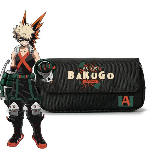 Cartilhas My Hero Academia Deku Bakugou Katsuki Carteira Bolsa Bolsa Cosmética Bolsa Lápis Meninos Presente de volta à escola