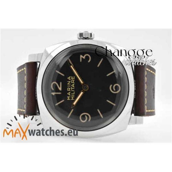 Mens relógios de movimento automático de pulseira de aço inoxidável Radiômer Pererei Radiômer 1940 3 dias Mariina Militare Special Edition Pam 587