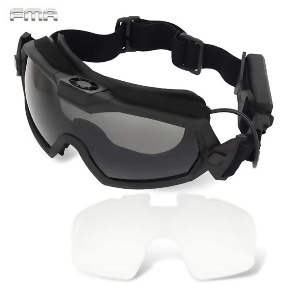 Eyewear FMA Airsoft Регулятор Goggles с вентилятором обновленной версии Antif Fog Tactical Goggles Airsoft Пейнтбол.