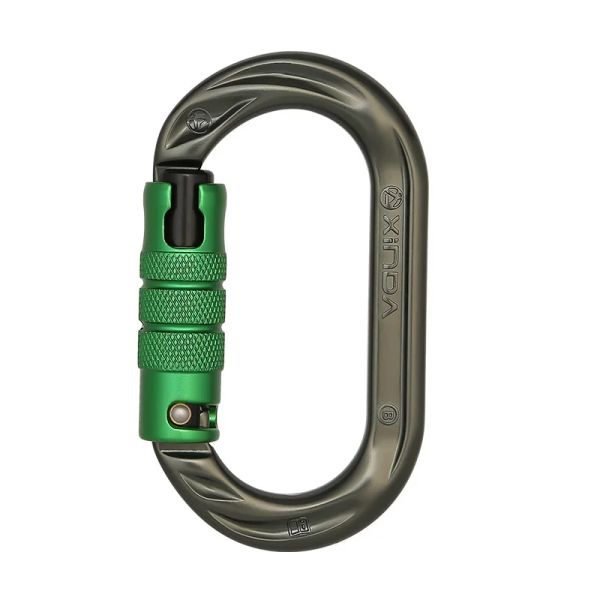 Accessoires Outdoor Carabiner 24KN Hochfest 7075 Aluminium Oval Haken Oshape Klettern Autoverriegelung Xinda Schraubtor Carabiner