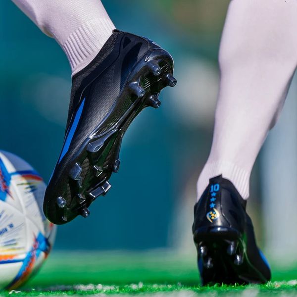 Scarpe da calcio da uomo di alta qualità da uomo Nonlip tacchette in erba per bambini TFFG Allenamento Stivali da calcio Chuteira Campo 2410 240416