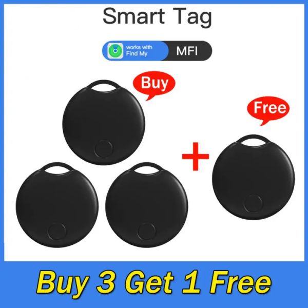 Alarm GPS Smart Air Tag Air Tag Mini Smart Tracker Bluetooth Smart Tag Children Finder Pets Car rastreador perdido para o sistema Apple iOS Encontre meu aplicativo