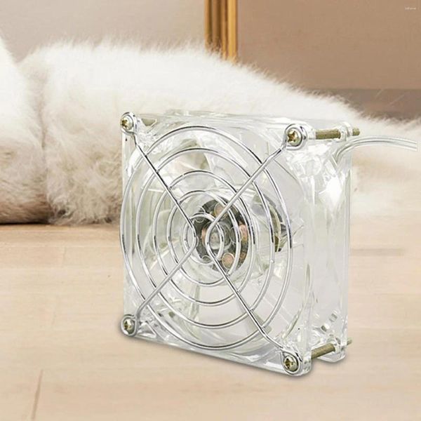 Ventilatore per corridoio per cameriere per cani ventilatori piccoli accessori USB facili da installare un rumore basso per i cani da pappagallo PET