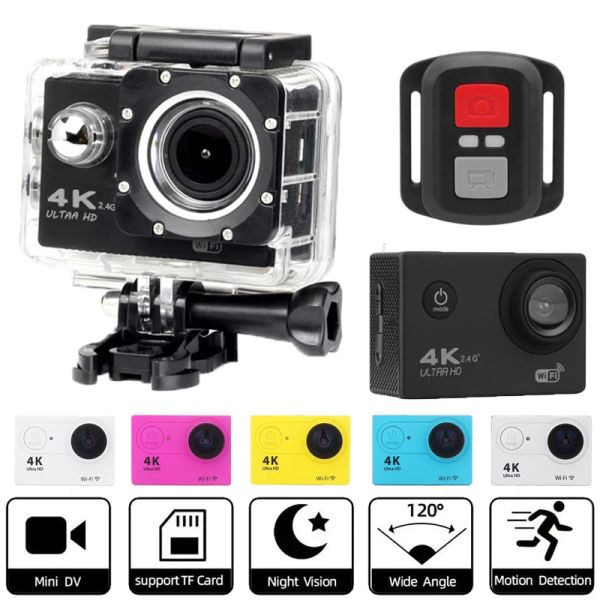 Telecamere Mini Action Camera Ultra HD 4K / 60fps WiFi 2.0 