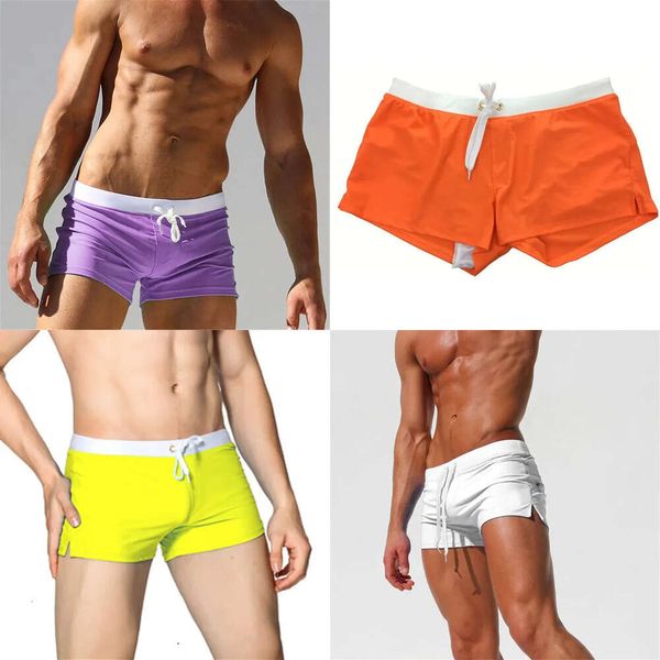 Sommer -Männer Badebekleidung Männer Badeanzug MAILLOT DE BAIN JOU SOITS Boxer Shorts Schwimmstämme Schwimmen Surf Banadores Mayo Sungas 230503 Ming