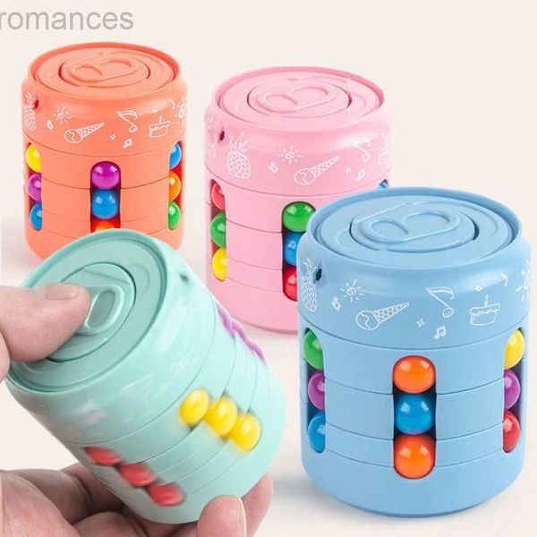 Descompressão brinquedo infantil feijão educacional pode cubar cubo spinner spinner lógica bola giratória de pensamento pequeno brinquedo de treinamento giroscópio d240424