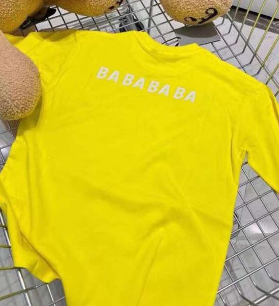 Yeni Varış Erkek Kızlar Tişörtler Tasarımcı Çocuk Tees Mektup Dalgaları Üstleri Ebeveyn Çocuk Tshirt Erkek Kadın Aile Kıyafetleri 18 Stil Boyut 100-150 İsteğe Bağlı