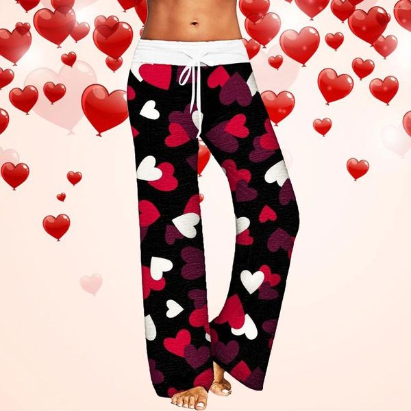 Женские штаны Женские брюки на День святого Валентина