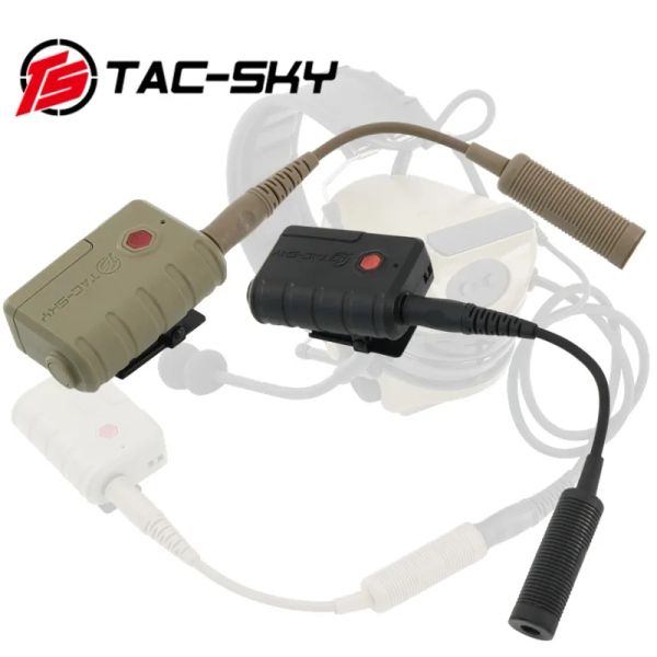 Ohrhörer Ts Tacsky Tactical Headset Bluetooth PTT -Adapter kompatibel mit Ohrmot