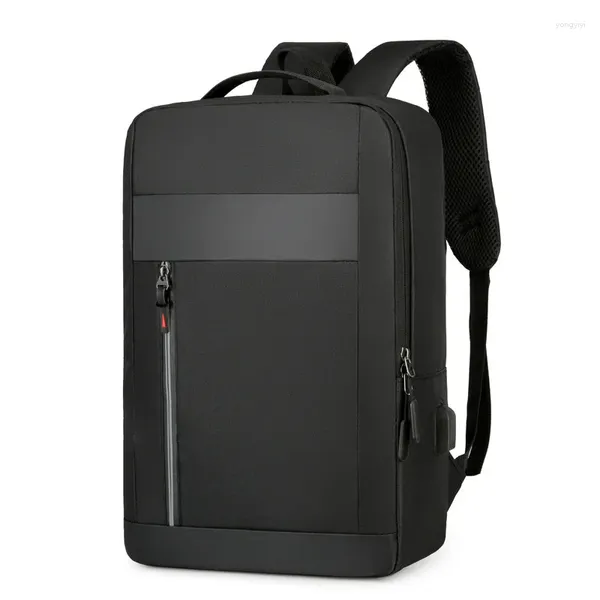 Backpack 2024 USB SCUOLA USB USB maschile da 15,6 pollici per laptop Male Borse Bagpacks uomini eleganti pacchetto di schiena elegante