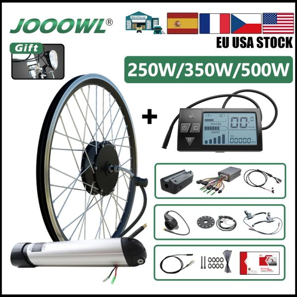 Pilli Bölüm Ebike Kit 36V 10AH 12AH ön arka 250W/350W/500W tekerlek göbeği 20 