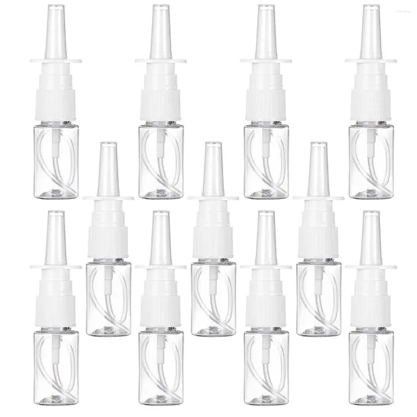 Bottiglie di conservazione 10 ml di spruzzo spray nasale Contenitore portatile 10pcs 10pcs