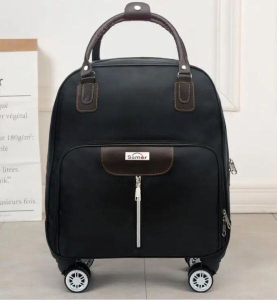 Taschen Frauen radeln Taschen Rolling Gepäck Rucksack Frauen Trolley Rucksack Gepäckbeutel Reisewagen Taschen auf Rädern Wagenkoffer