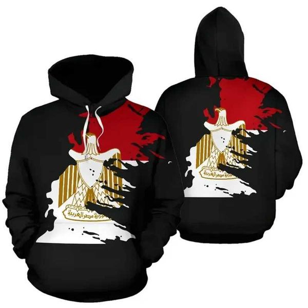 Herren Hoodies Sweatshirts Ägypten Camo Graphic Sweatshirts Nationale Emblem Flagge Hoodies für Männer Pharao das Auge des Horus Hoody Anubis Tracksuit Y2K Tops 240424