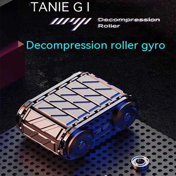 Descompressão brinquedo de tanque de tanque legal roller autismo ADHD METAL METAL EDC Fidget Toys Toys de escritório Toys Ansiedade Estresse Toys Toys adultos D240424