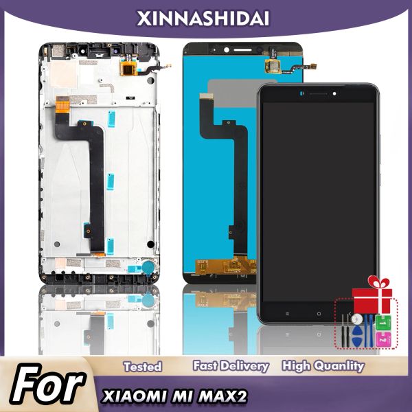 Telas para Xiaomi mi max 2 LCD Display Touch Screen Digitalizer Montagem Substituição para Xiaomi Mi Max2 Peças de substituição de tela LCD