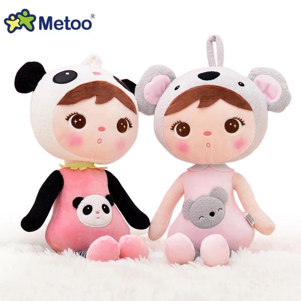 Bambole carine meteo marchio jibao bambola cartone animato animali morbidi imbalsamiliari koala panda angela peluche giocattoli per bambini regalo di compleanno di Natale per bambini