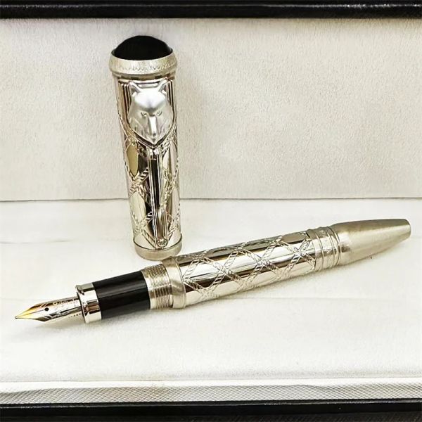 Pens Mom MB Rudyard Kipling Gold Gold Grey Limited Edition Pens Pens Funtain RolloPpoint Ballpoint Luxury Writing Carkeyery