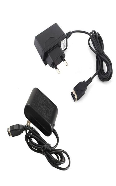 US AB Fiş Ev Seyahat Duvar Güç Kaynağı Şarj Cihazı Nintend DS NDS için Kablo ile AC Adaptör Gameboy Advance GBA SP DHL FedEx Ems Fre1359342