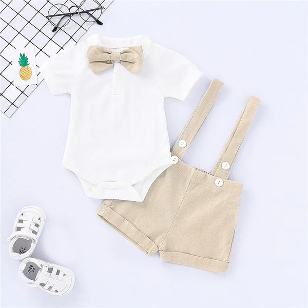 0-24 meses nascidos do bebê Gentlemen Roupas Conjunto