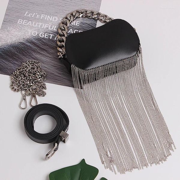 Omuz çantaları moda kadın pu deri deri tote crossbody messenger fringe el çantaları kadın satar