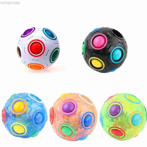 DECOMPRESSIONE PULLE PUZLER DECOMPRESSIONE BALL RAINBOW INFINITE Circolare a dodici fori Miscelati Magia Magic Push e Premere la decompressione D240424