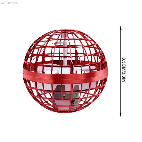 Descompressão brinquedo girando bola voadora rota pro nova estranha criativa descompressão brinquedo ufo vôo giroscópio bola de bola voadora globo forma magia b d240424