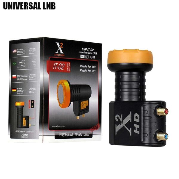 Ricevitori HD Digital Universal LNB per ricevitore TV satellitare Hight guadagno a basso rumore ku bnad lnbf